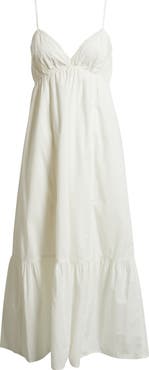 BP. Ruffle Hem Cotton Maxi Dress