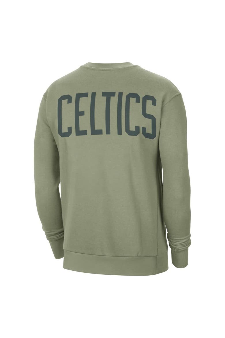 Men's Jordan Brand Green Boston Celtics Courtside Statement Edition Heavyweight Pullover Sweatshirt, Alternate, color, Green