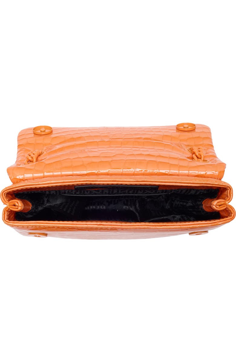 Kurt Geiger London Mini Brixton Croc Embossed Crossbody Bag, Alternate, color,