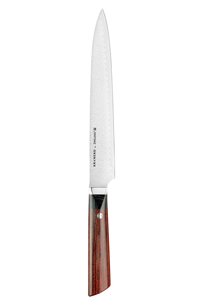 Bob Kramer Meiji 9-Inch Slicing Knife, Main, color, STAINLESS STEEL