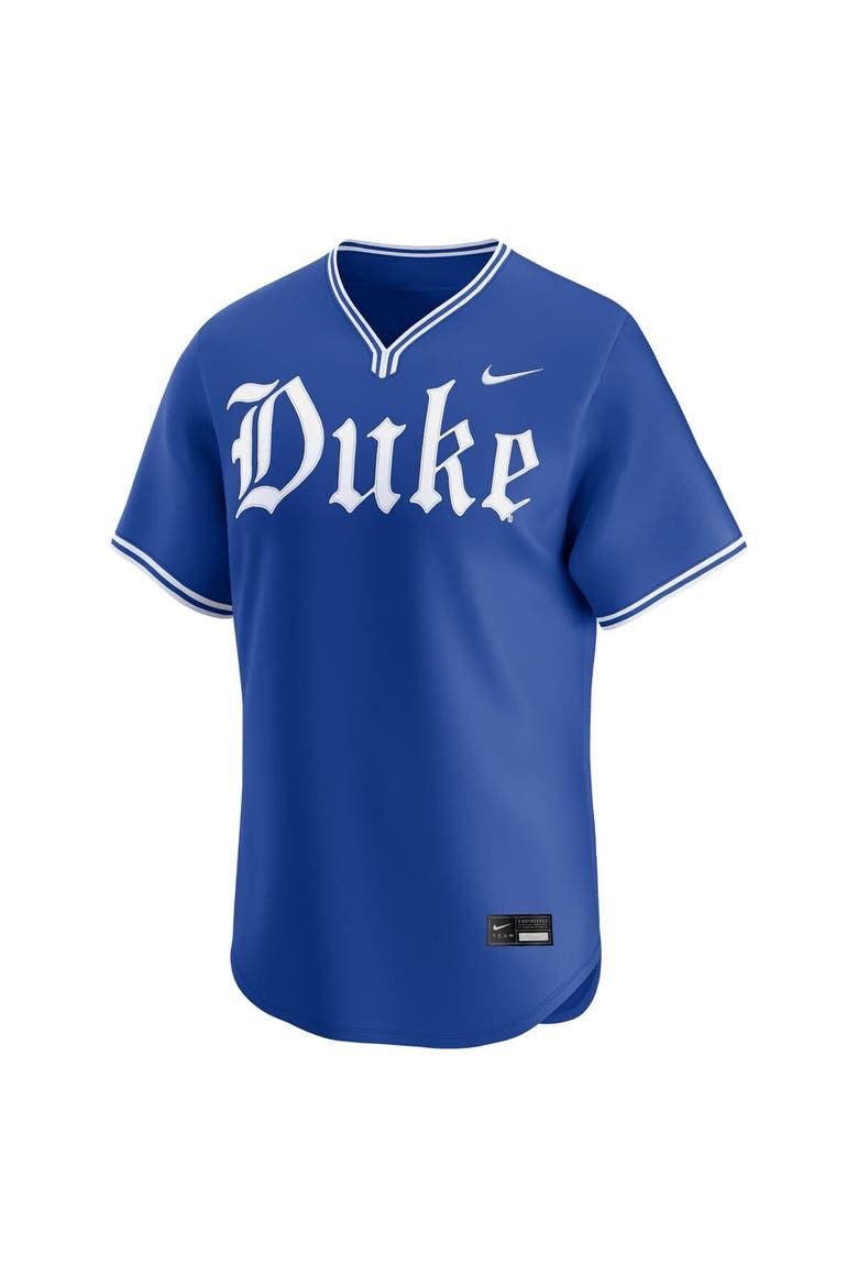 Men's Nike Royal Duke Blue Devils Road College Limited Baseball Jersey, Alternate, color, Royal
