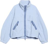 Free People Hit the Slopes Stand Collar Fleece Jacket