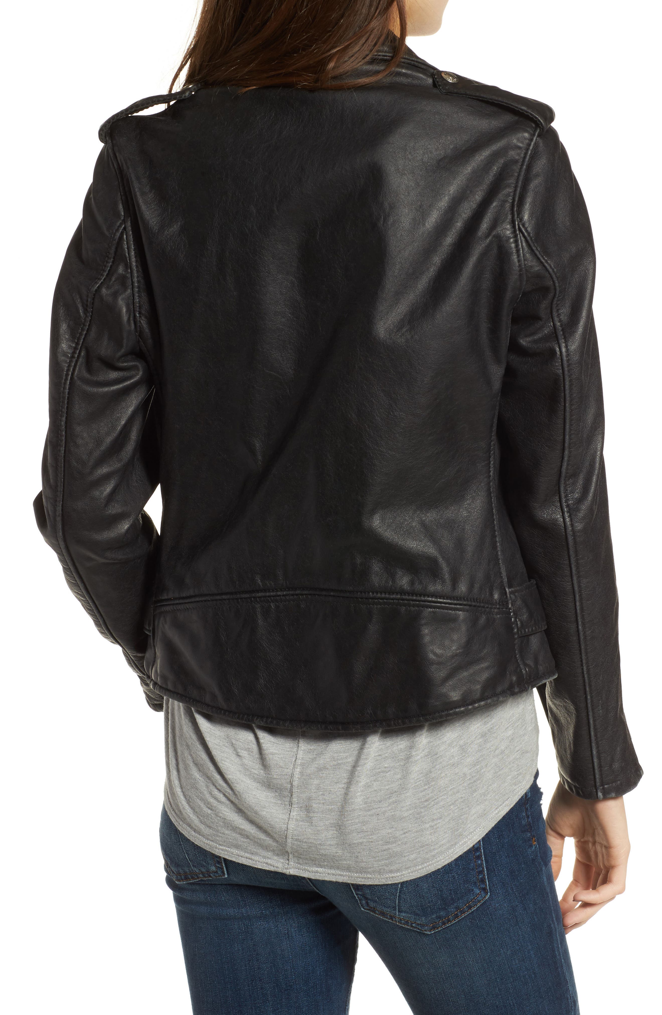 Boyfriend Leather Jacket - image 2