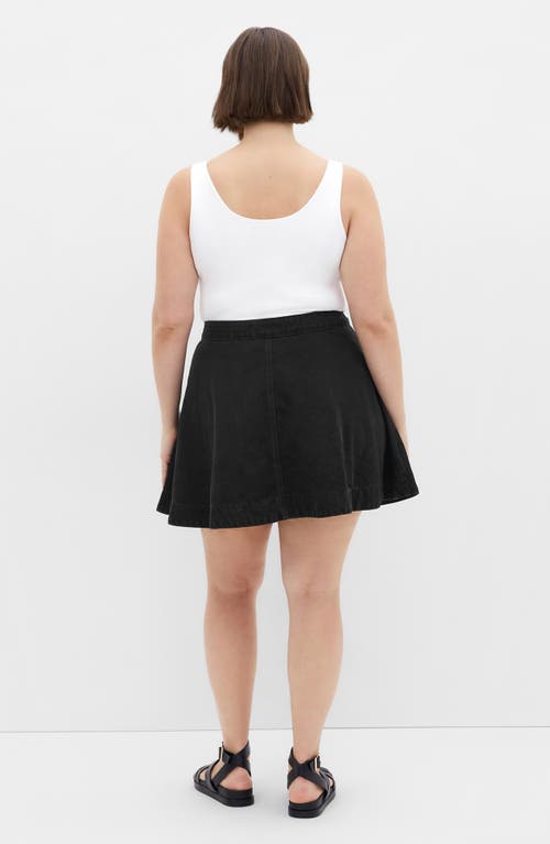 CITY CHIC CITY CHIC FLARED DENIM SKIRT