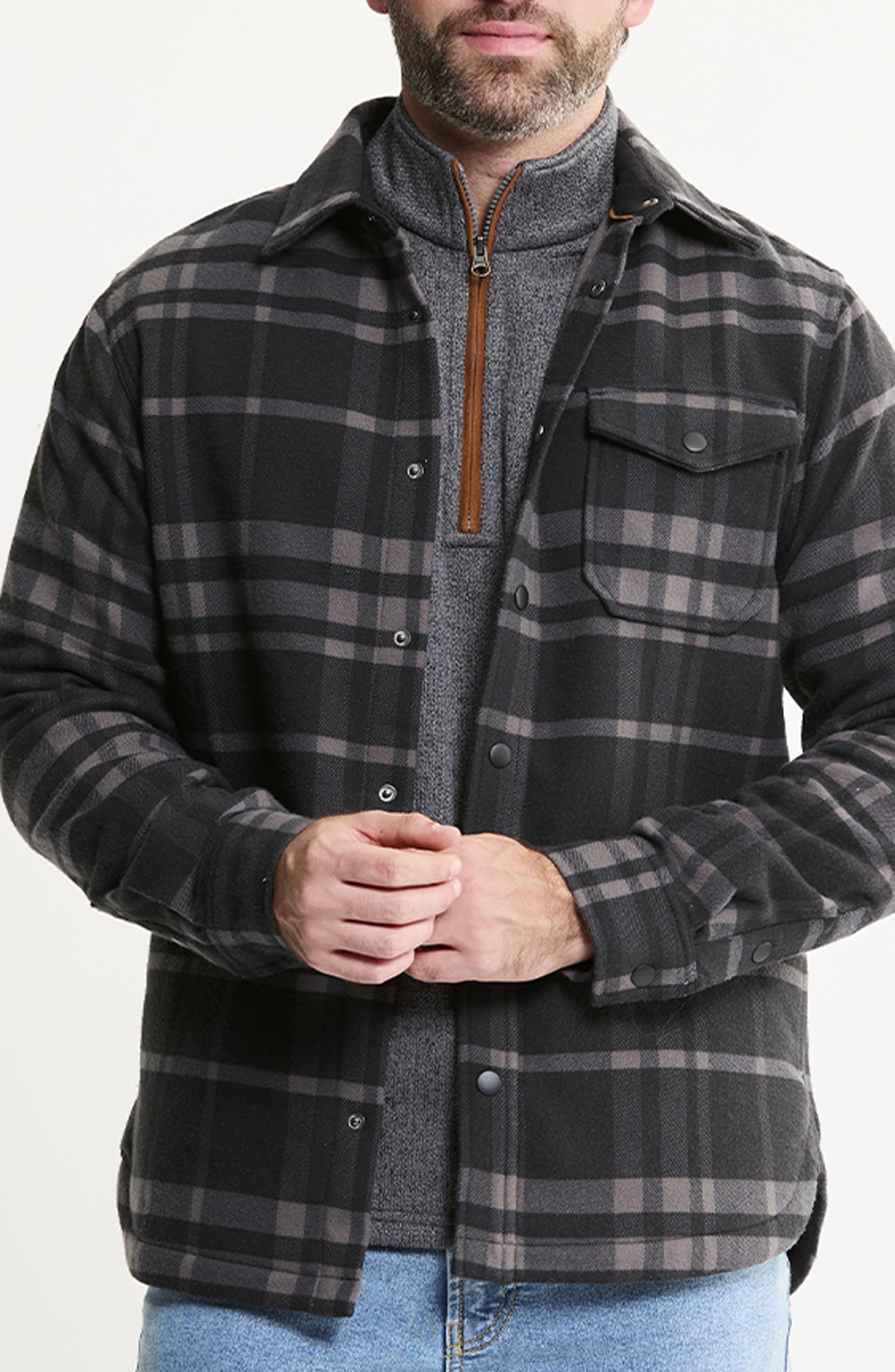 Doubleface Fleece Shirt Jacket