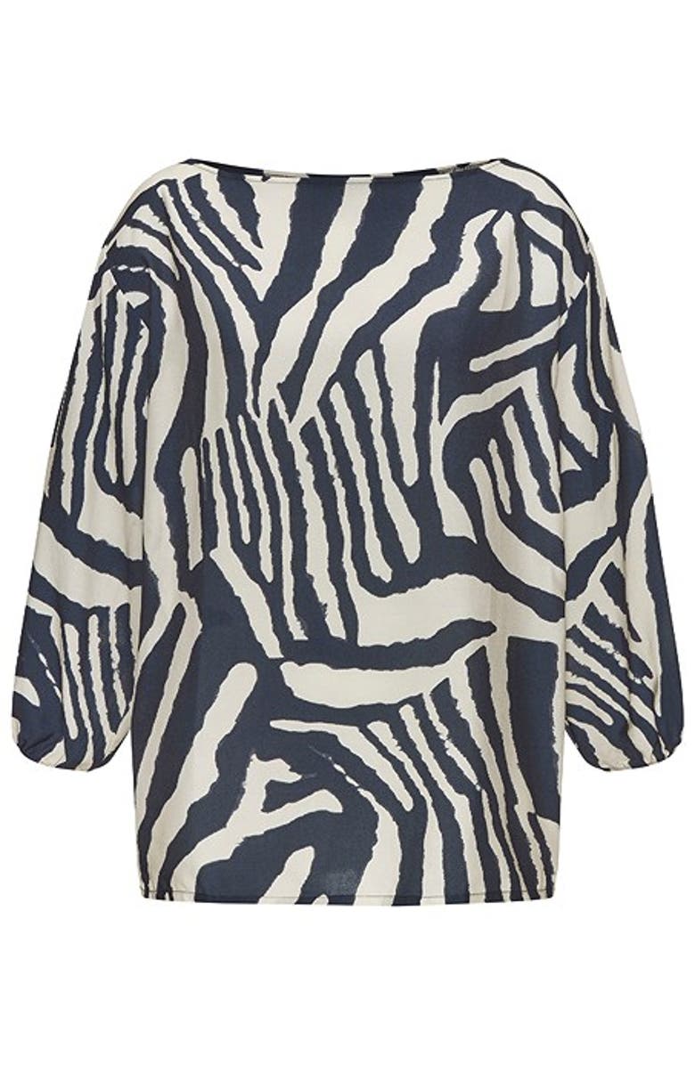 LASCANA Women's Boat Neck Balloon Sleeve Blouse, Alternate, color,