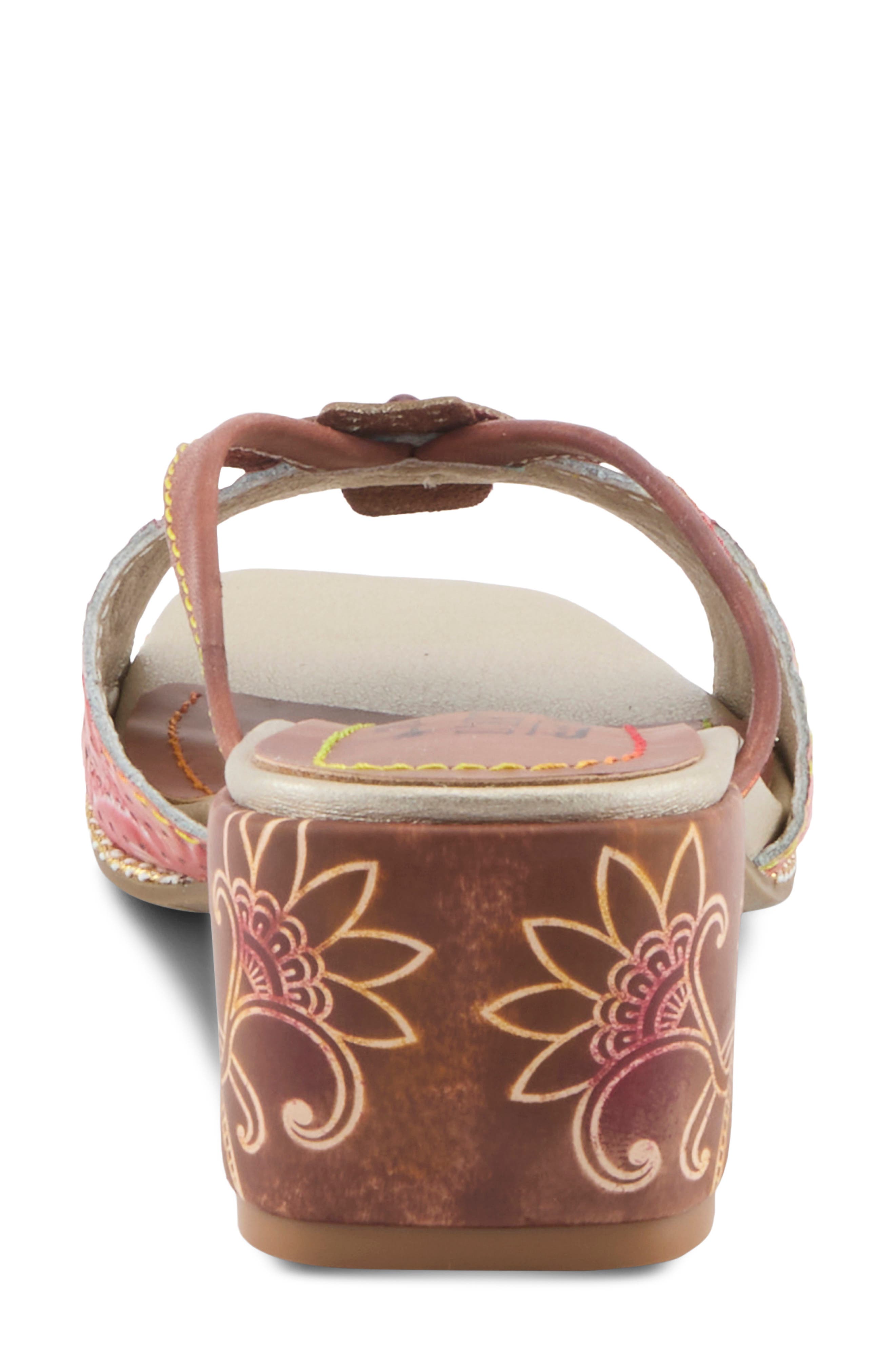 L'Artiste by Spring Step Europa Sandal, Alternate, color, Brown Multi