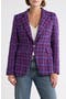 Ana Plaid Tweed Blazer