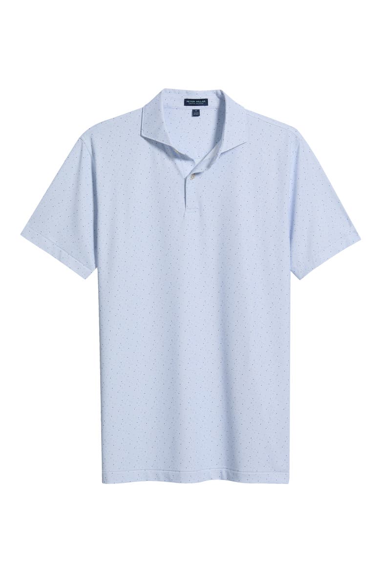 Campania Crown Crafted Performance Jersey Polo, Alternate, color, WHITE