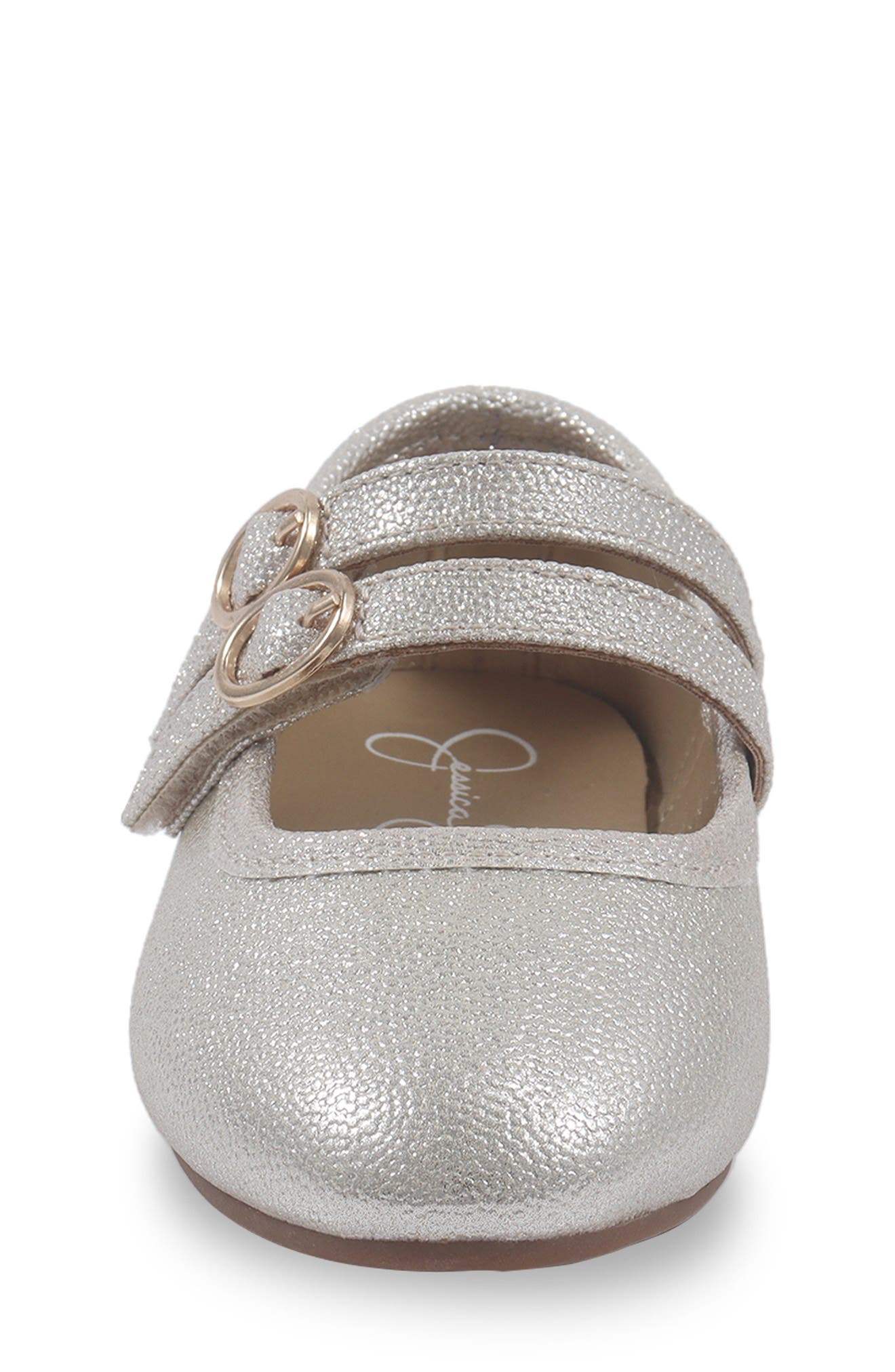Kids' Amy Cady Mary Jane Flat, Alternate, color, SOFT GOLD