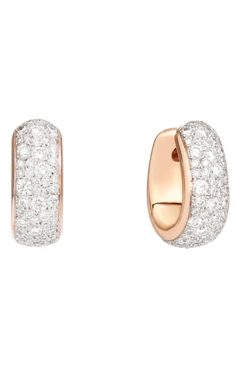 Iconica Bold Diamond Hoop Earrings