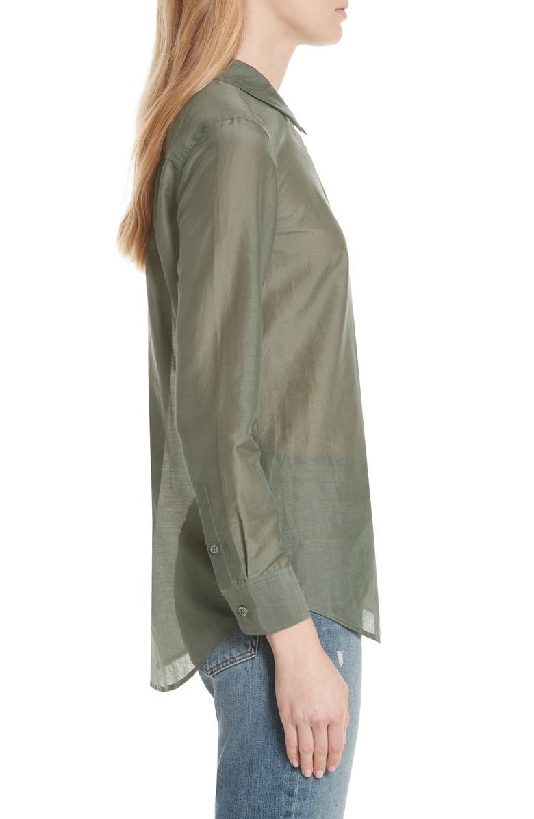 Equipment Essential Cotton & Silk Shirt, Alternate, color, 