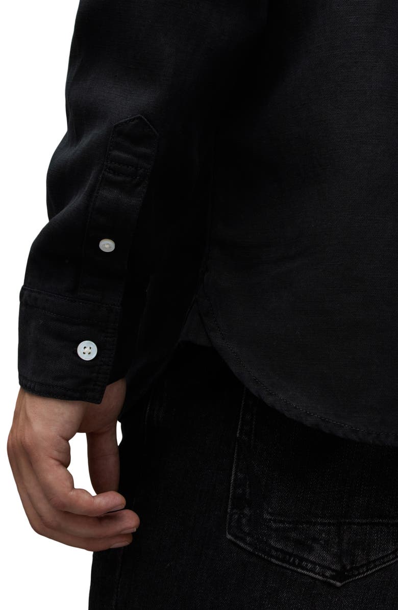 AllSaints Laguna Relaxed Fit Long Sleeve Button-Up Shirt, Alternate, color,