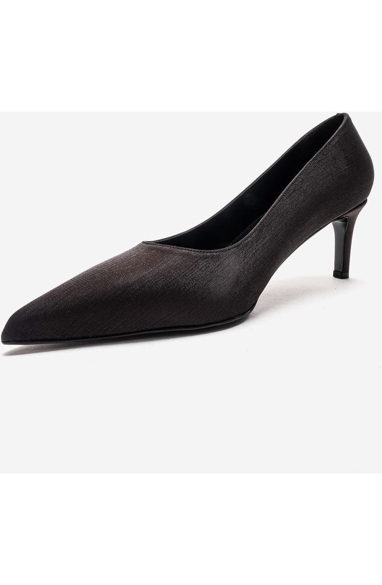 Prologue Shoes Velmira Stiletto Pump, Alternate, color, Black Satin