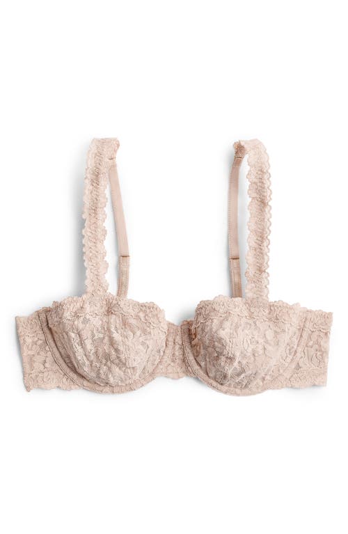 Hanky Panky Signature Lace Balconette Bra In Chai