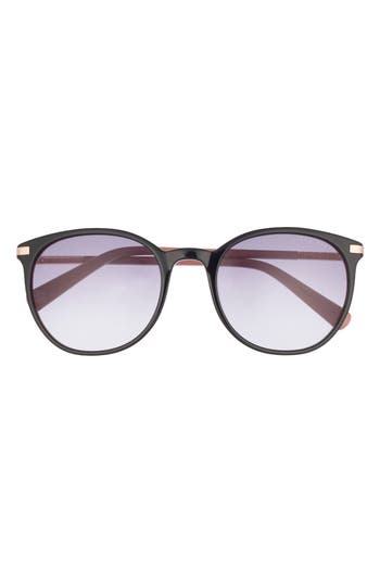 Ted Baker 53mm Round Sunglasses In Purple