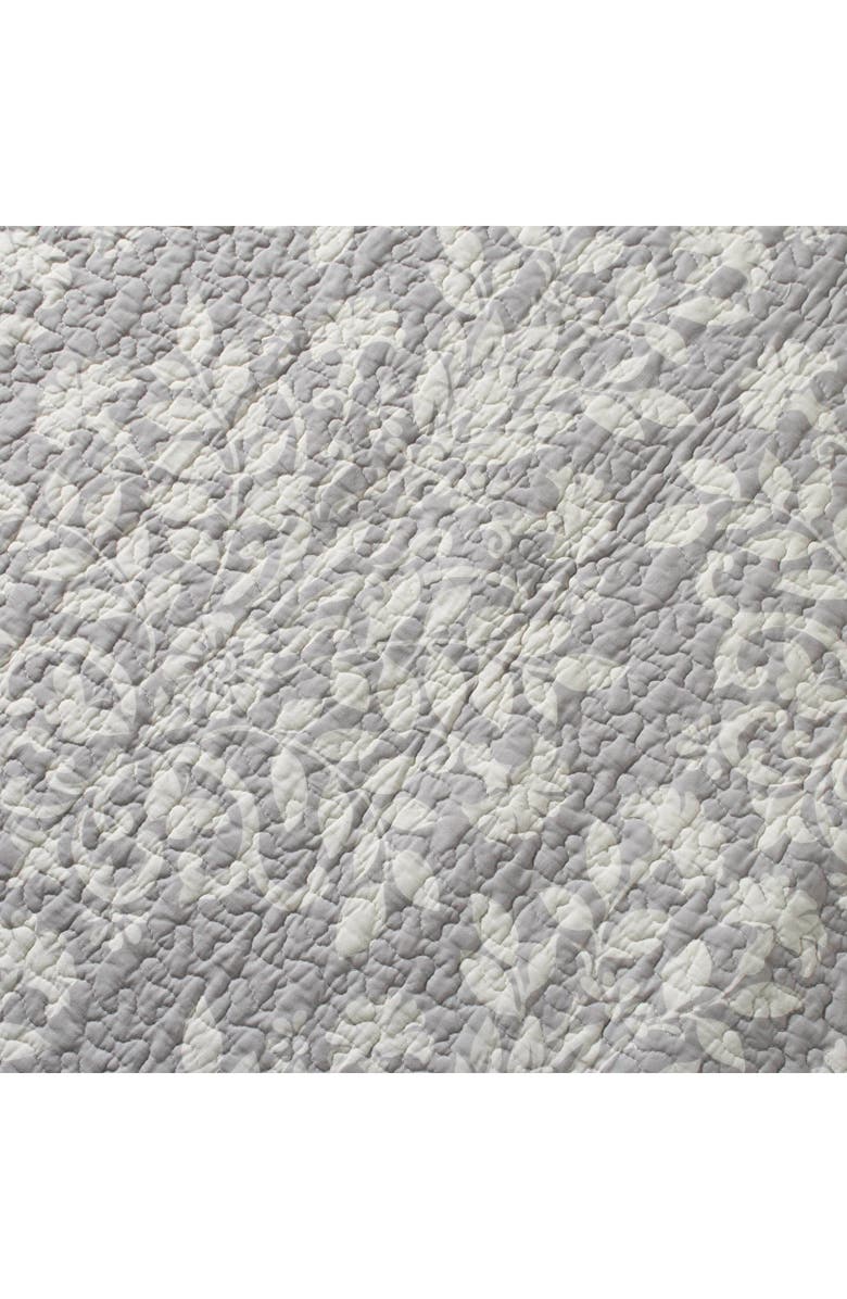 Laura Ashley Rowland Twin Quilt & Sham Set, Alternate, color, Dove Grey