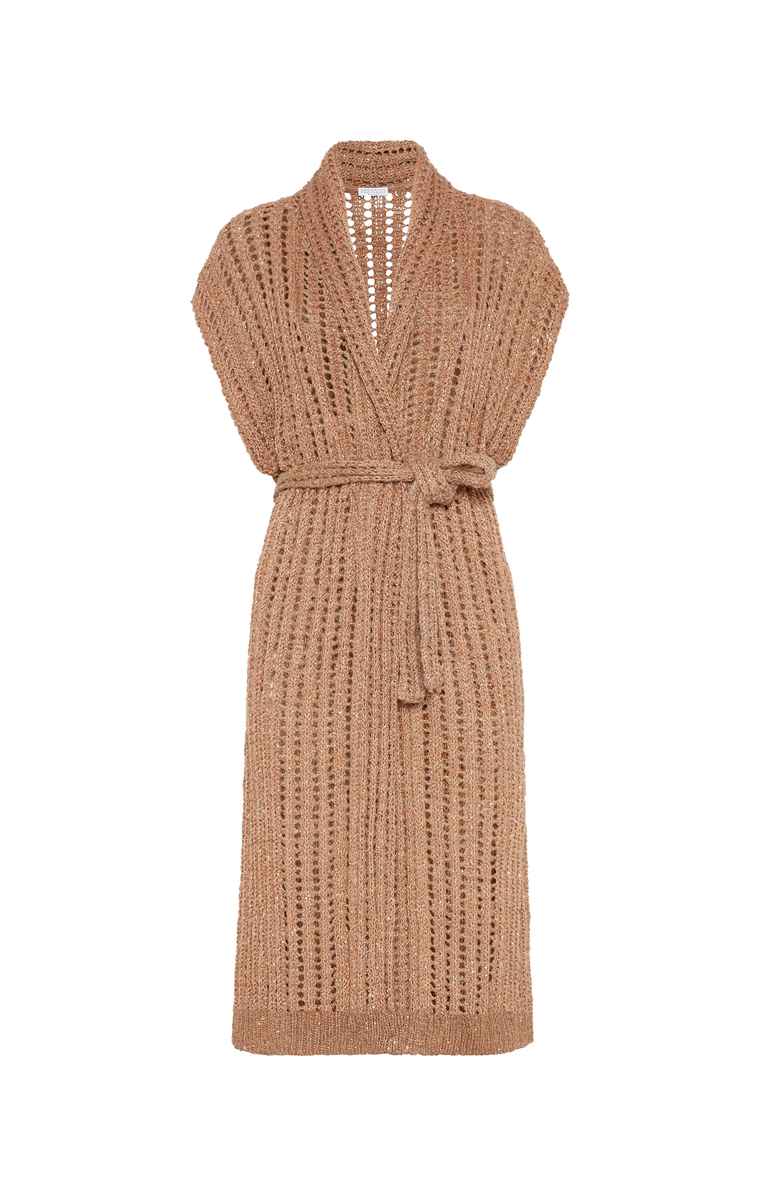 Brunello Cucinelli Dazzling long cardigan, Main, color, 