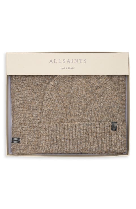 Fuzzy Beanie & Scarf Gift Set