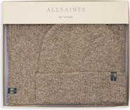 AllSaints Fuzzy Beanie & Scarf Gift Set