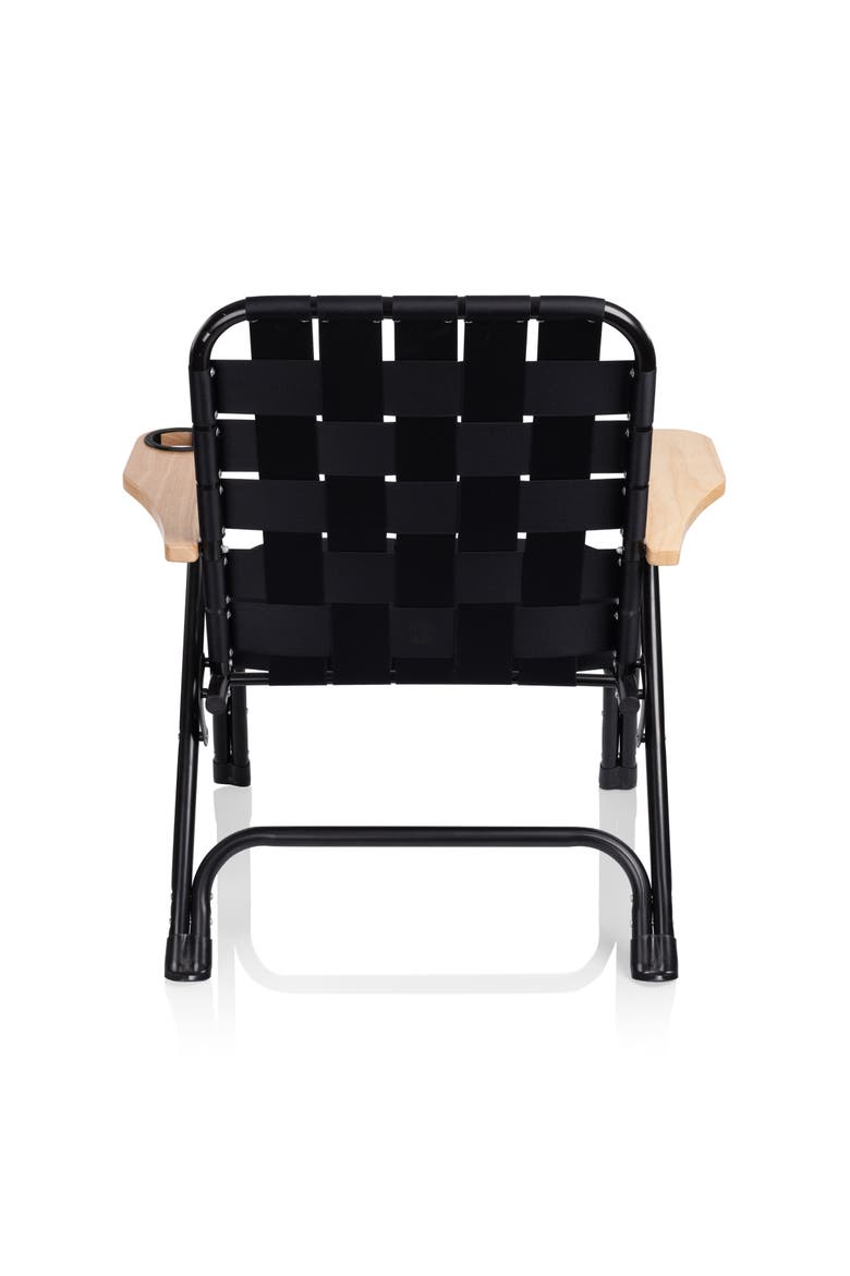 Lux Woven Camp Chair, Alternate, color, Black