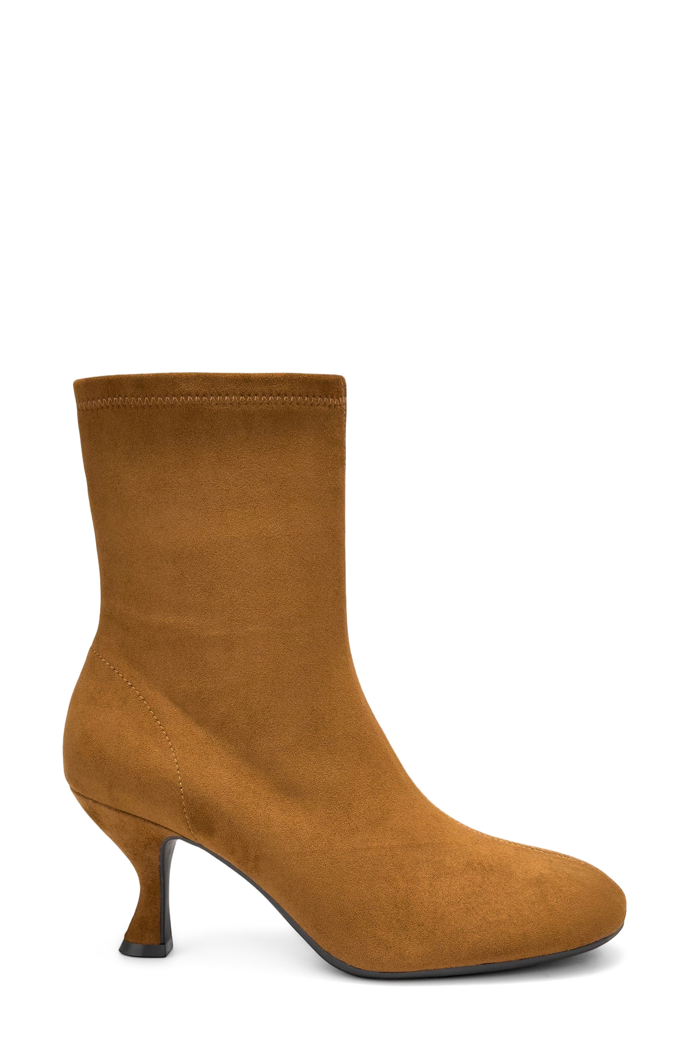 Ophelia Faux Leather Bootie, Alternate, color, TOBACCO