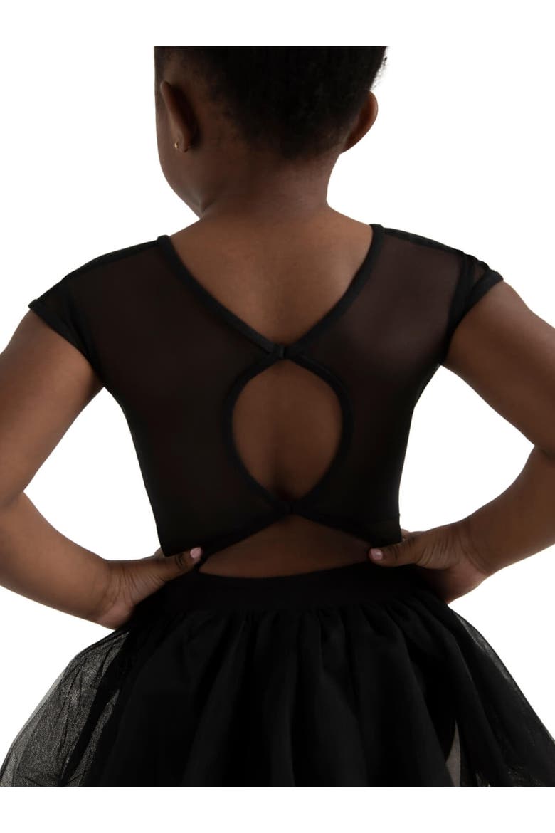 Keyhole Back Tutu Dress, Alternate, color, Black