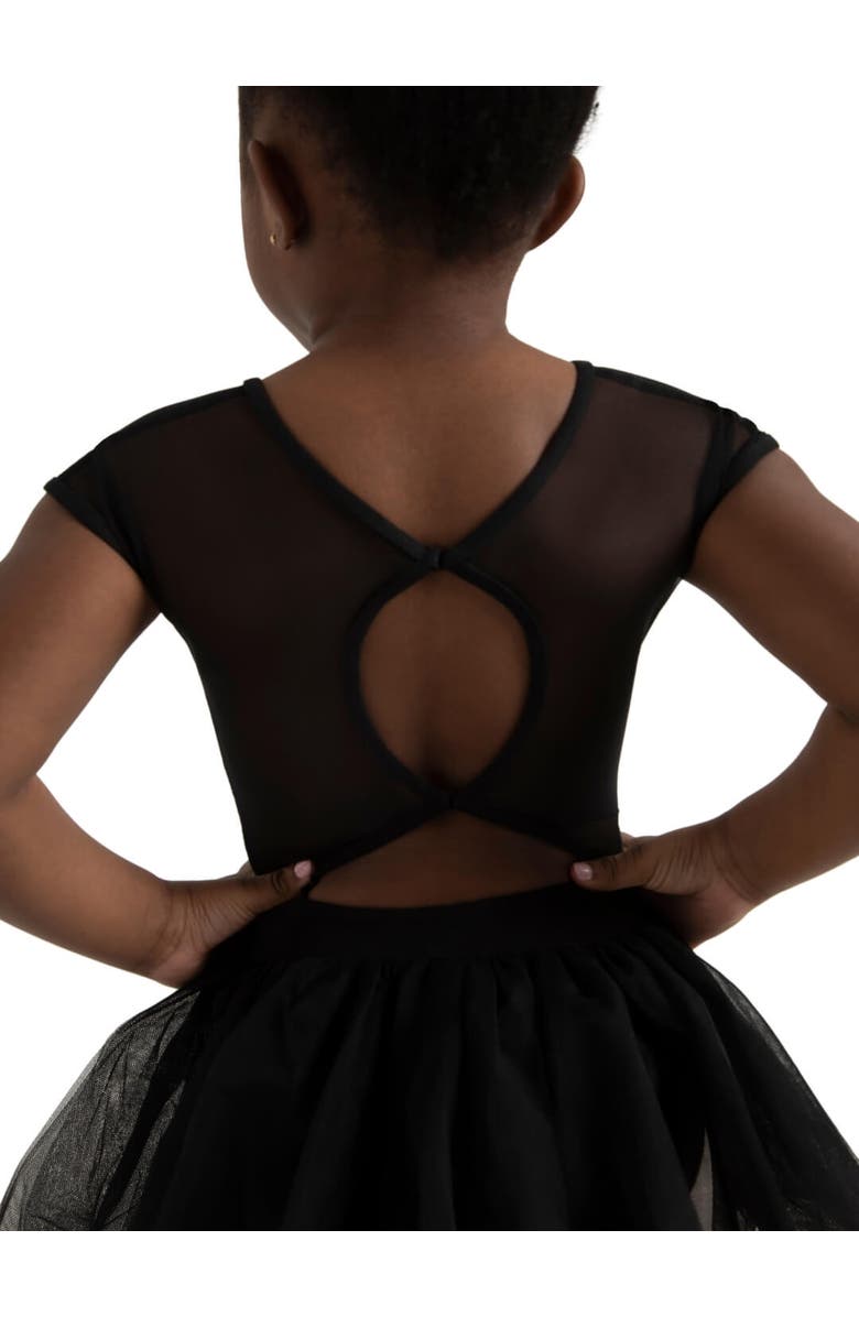 CAPEZIO Keyhole Back Tutu Dress, Alternate, color, Black