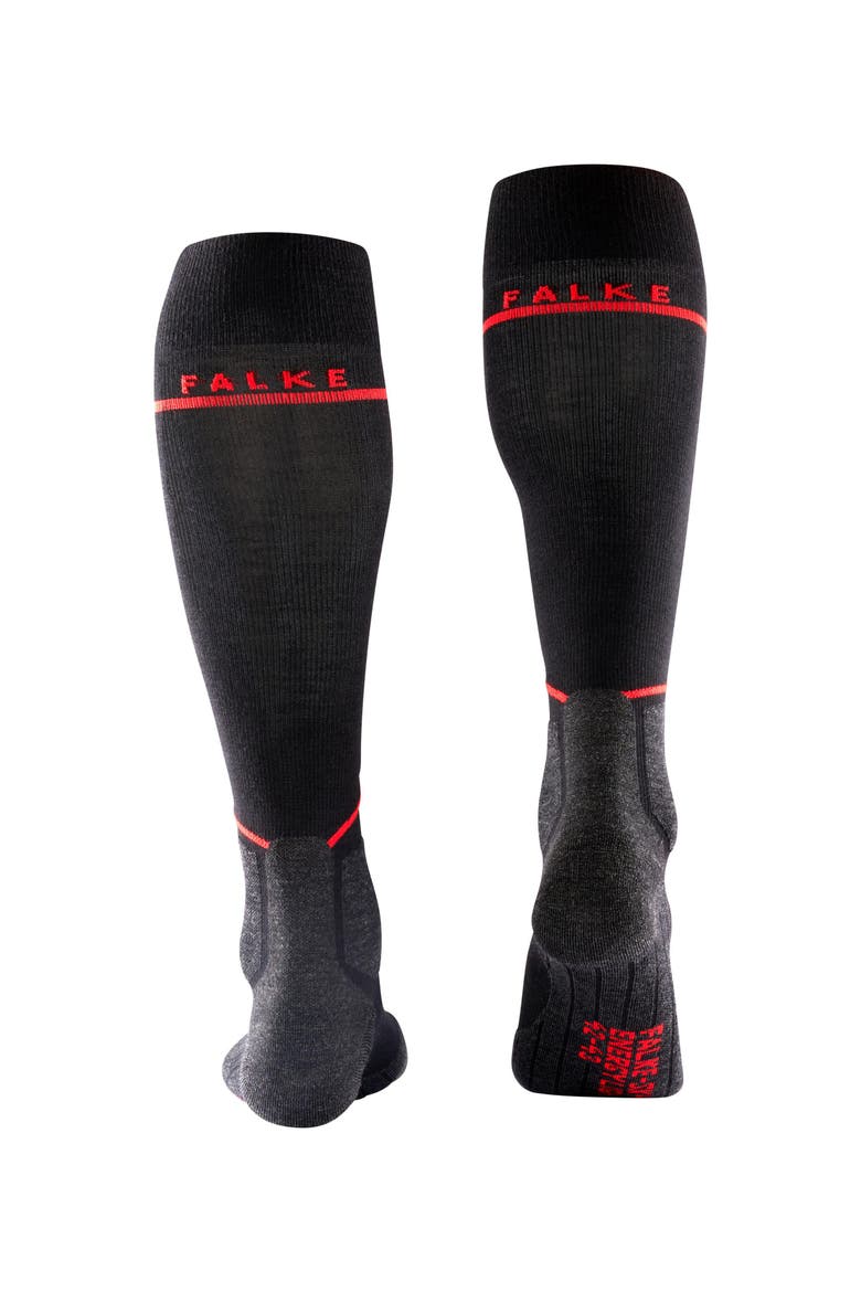 SK4 Advanced Compression Light Ski Socks, Alternate, color, Black-Mix
