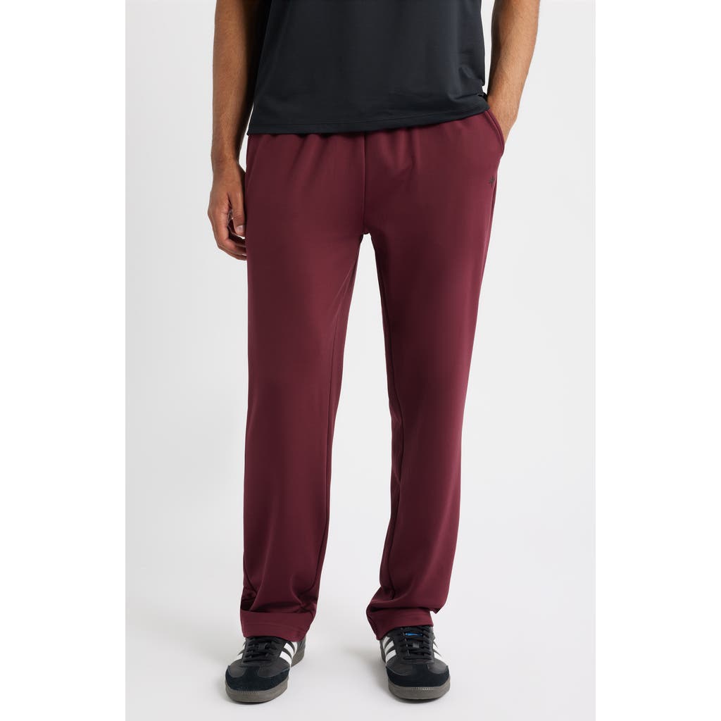 Santo Studio Tempo Drawstring Pants In Burgundy