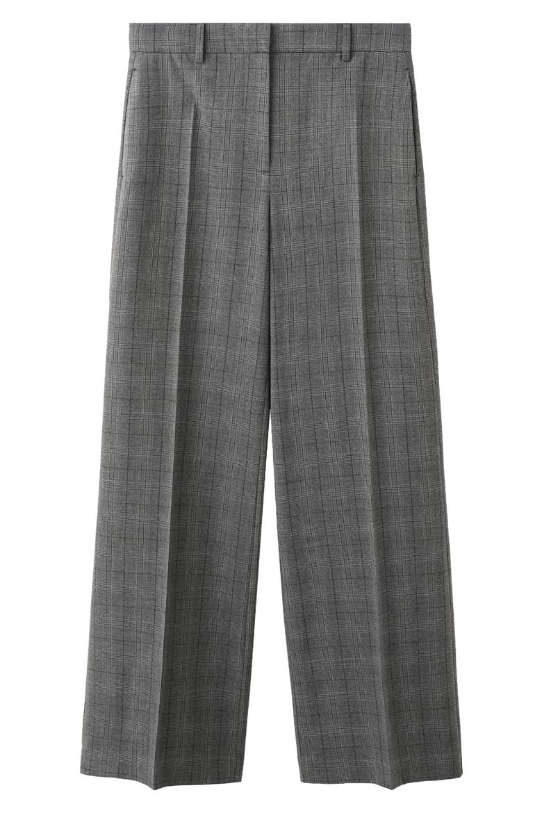 High Waist Wide Leg Pants, Alternate, color, GREY