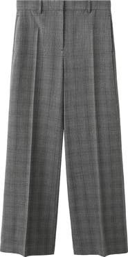 MANGO High Waist Wide Leg Pants