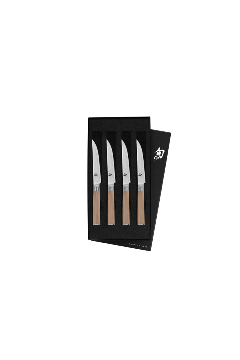 CLASSIC BLONDE 4 PC STEAK KNIF, Main, color, LIGHT TAN