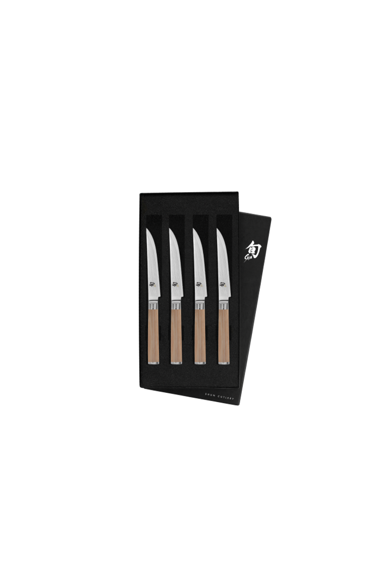 Shun Classic Blonde Steak Knife Set, 4 Piece, Main, color, Blonde