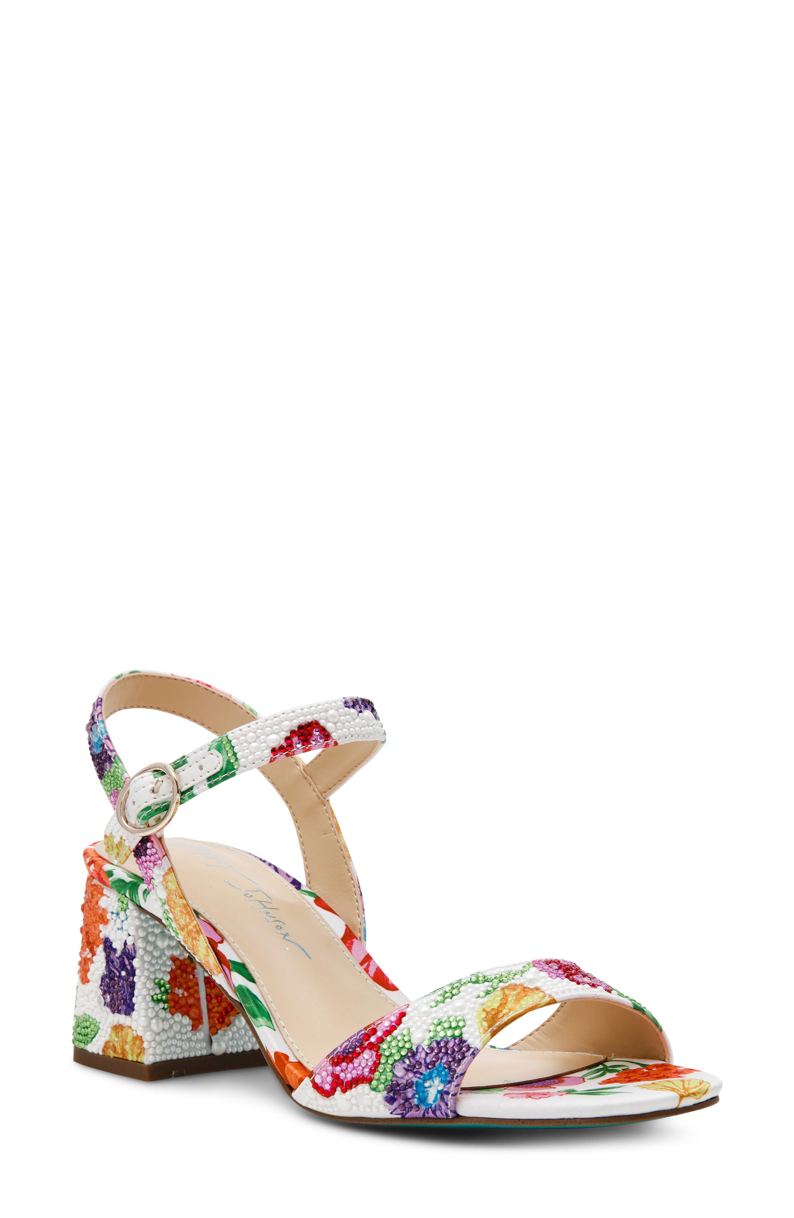 Betsey Johnson Tamy Ankle Strap Sandal, Main, color, 