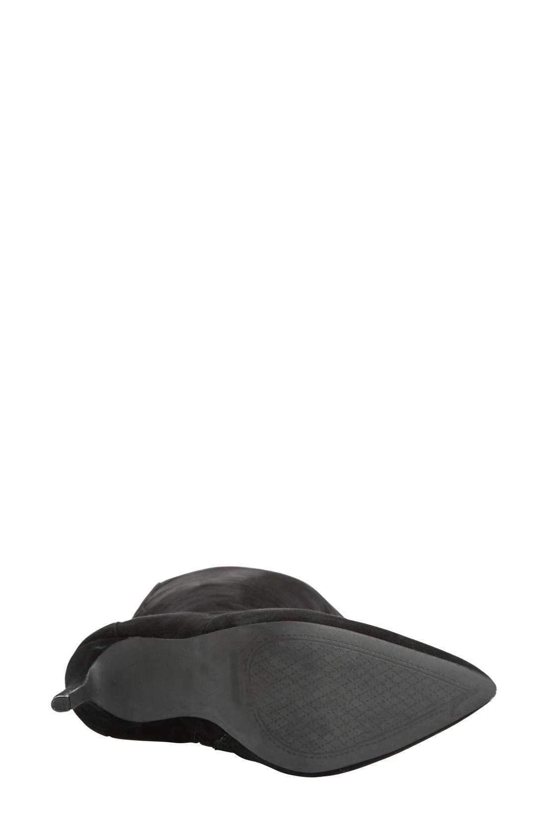 'Parii' Over the Knee Boot, Alternate, color, BLACK SUEDE