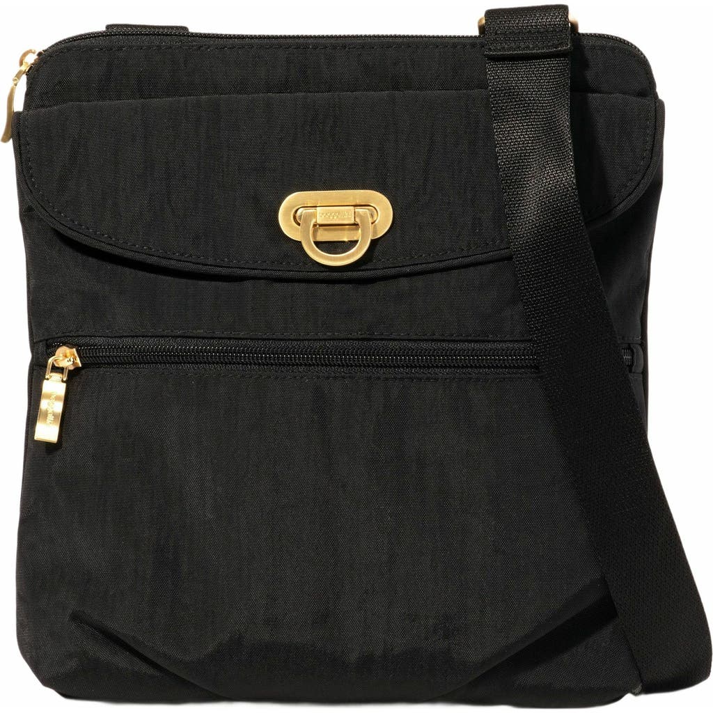Baggallini Coastal Flip Lock Slim Crossbody