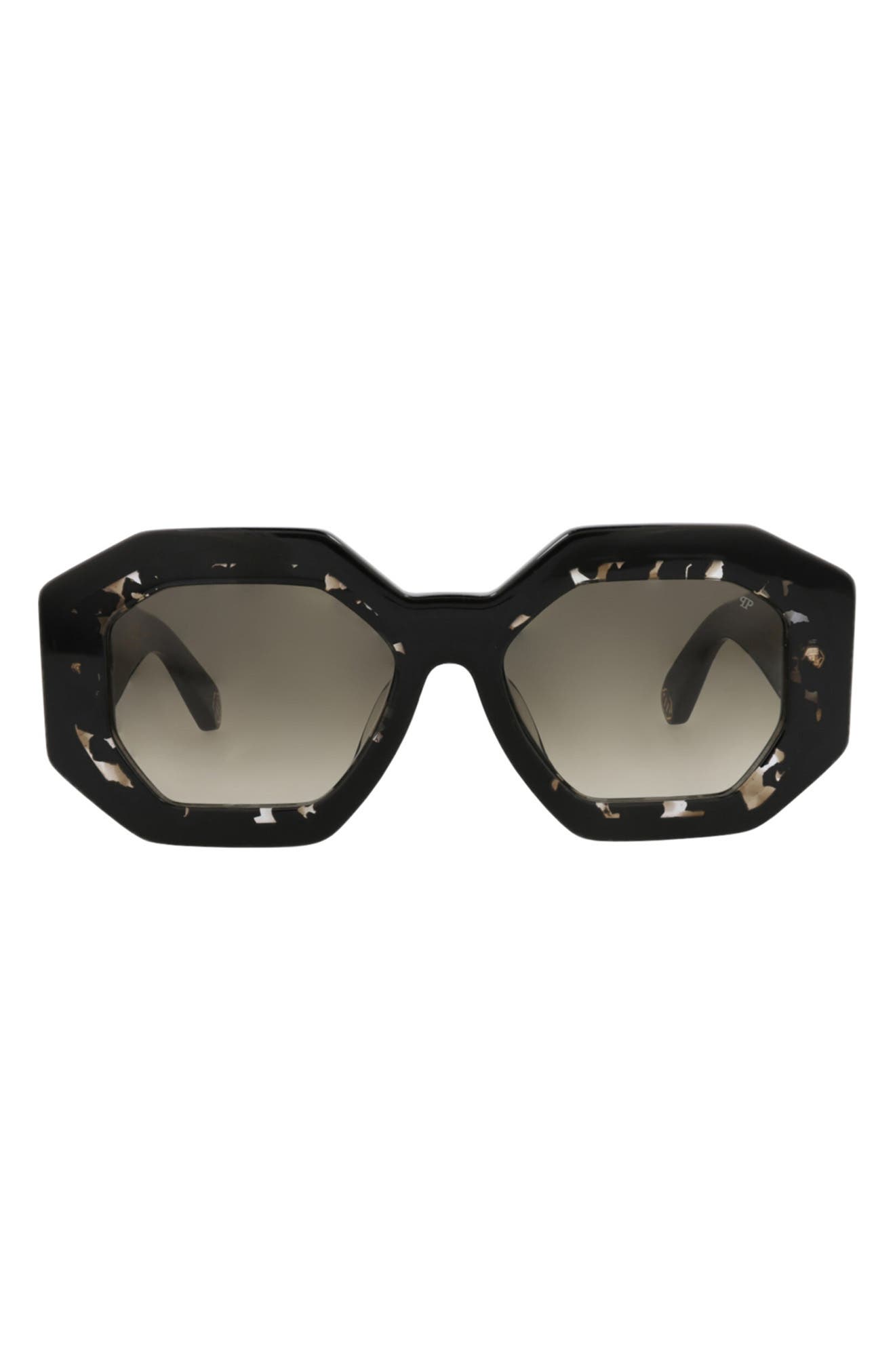 PHILIPP PLEIN 55mm Geometric Sunglasses