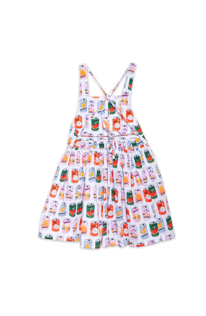 WORTHY THREADS Girls Tie Back Dress, Alternate, color, Soda Pop