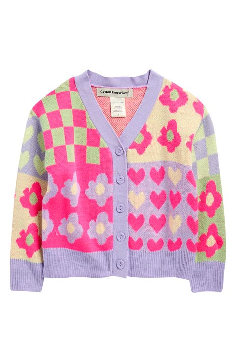 Kids' Mix Pattern Cardigan (Toddler & Little Kid)