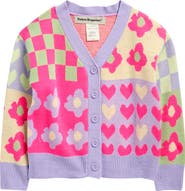 Cotton Emporium Kids' Mix Pattern Cardigan