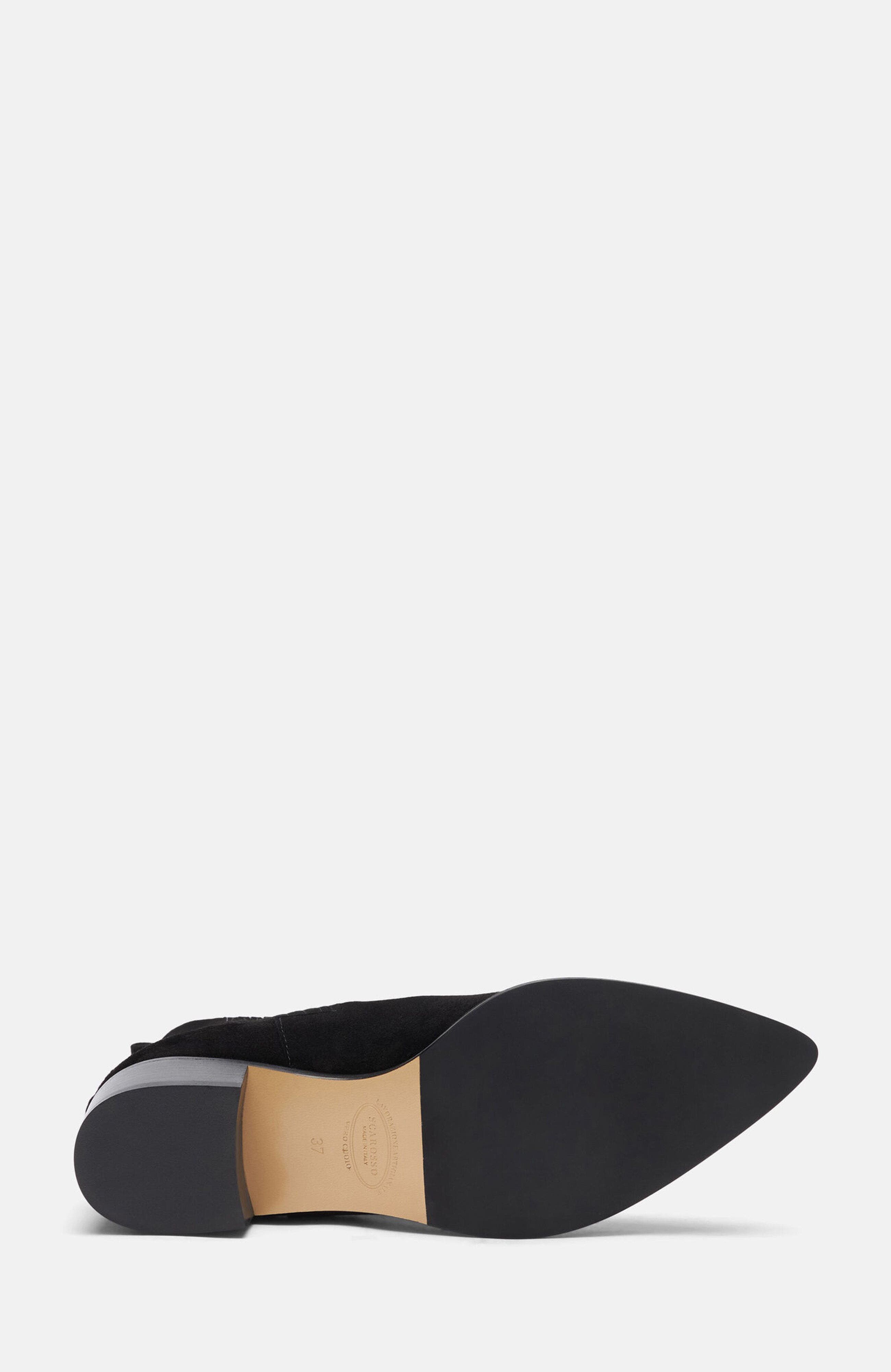 SCAROSSO Olivia Chelsea Boots, Alternate, color, Black - Suede