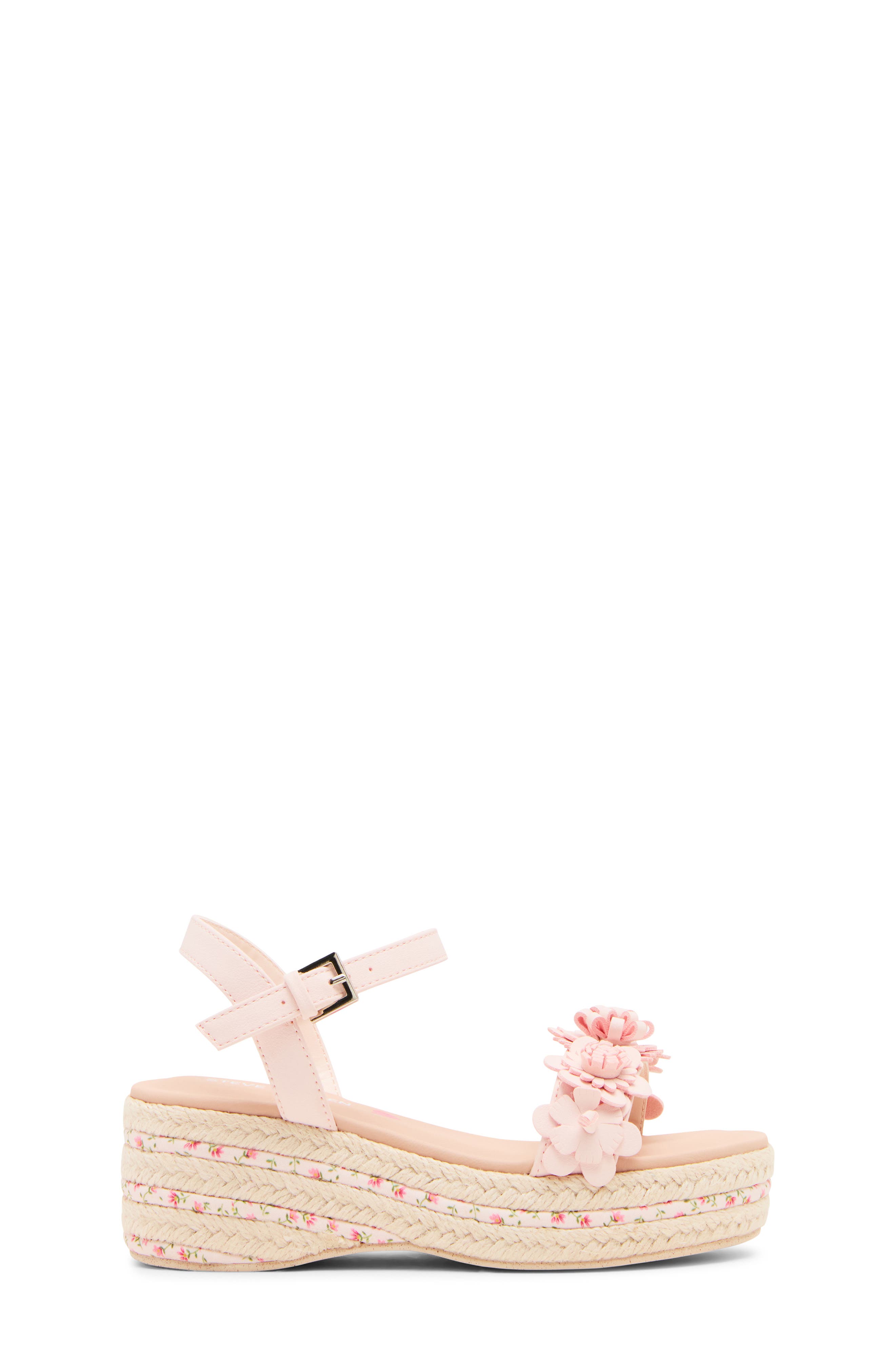 Steve Madden Kids' Dori Ankle Strap Sandal, Alternate, color, Blush
