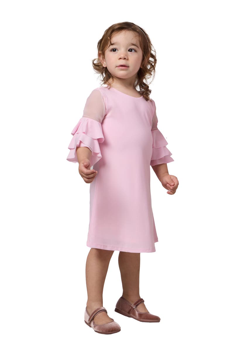 Tiered Sleeeve Dress, Main, color, Pink