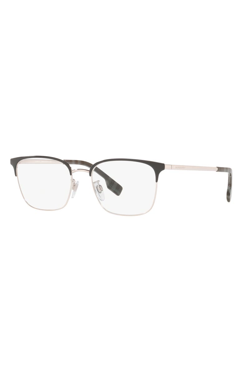 Burberry 53mm Square Optical Glasses, Alternate, color,