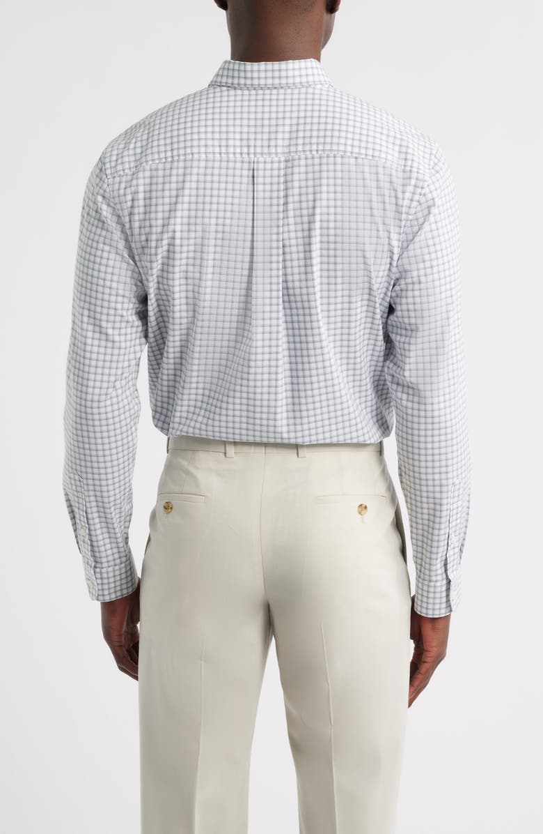 Nordstrom Payne Grid Check Button-Down Shirt, Alternate, color, White Payne Grid