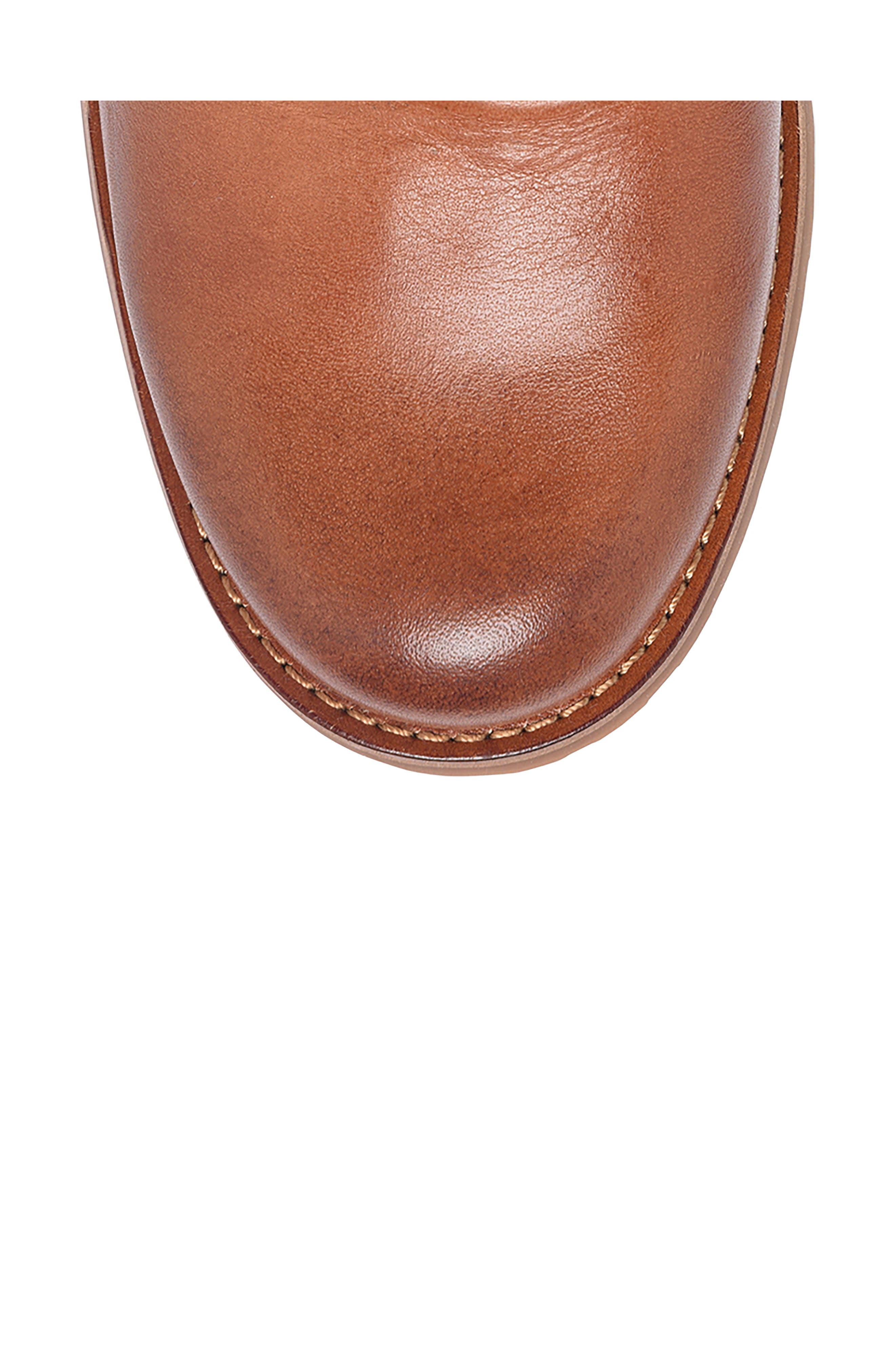 Söfft Beckie II Ruched Bootie, Alternate, color, Luggage