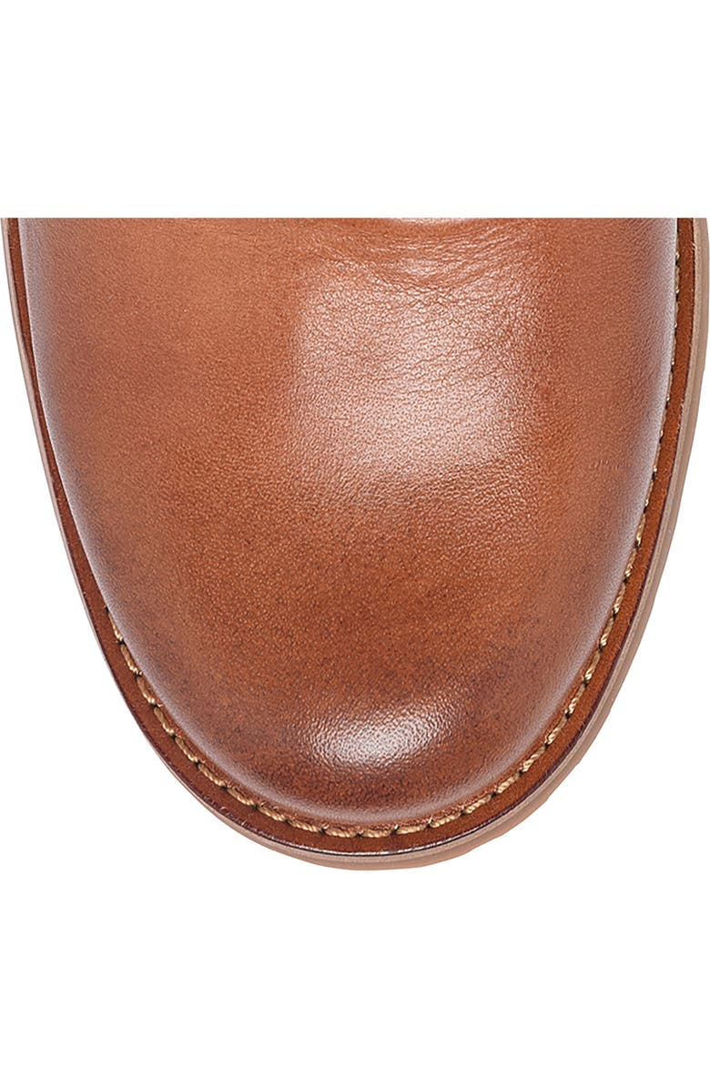 Söfft Beckie II Ruched Bootie, Alternate, color, Luggage