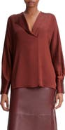 Vince Dolman Sleeve Silk Top