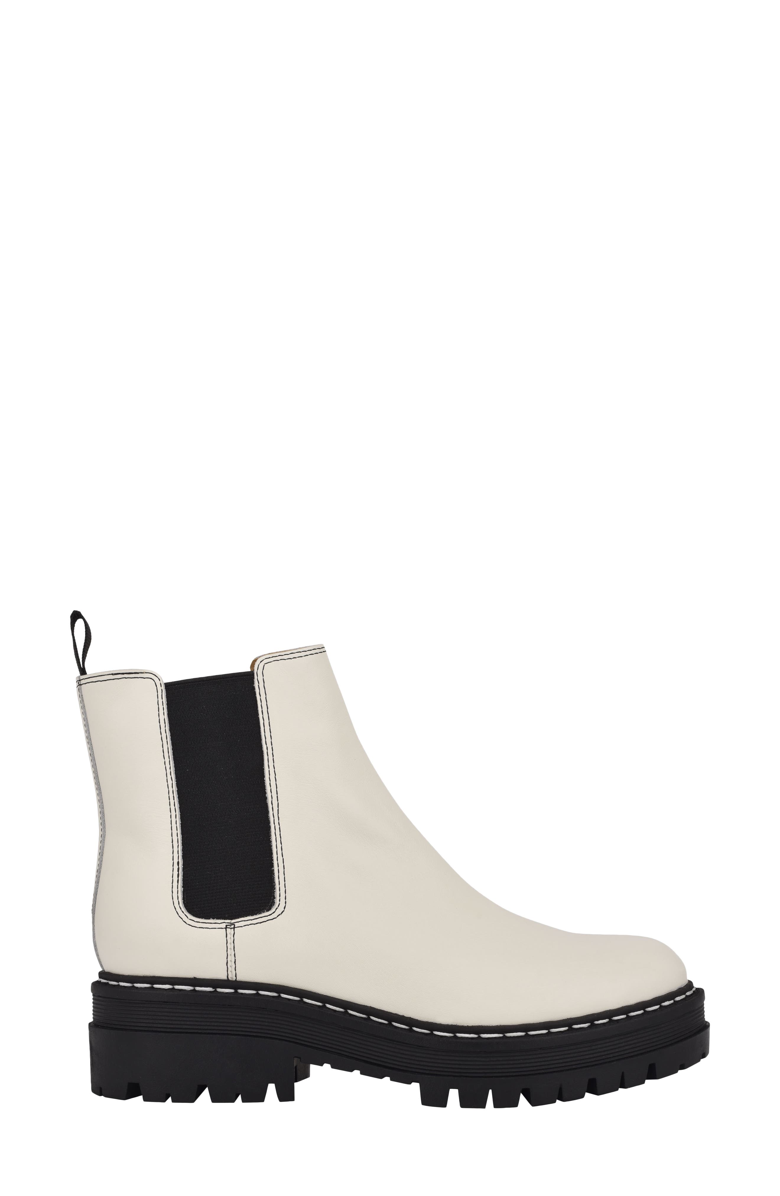 Pirro Chelsea Boot, Alternate, color, CHIC CREAM/ BLACK LEATHER